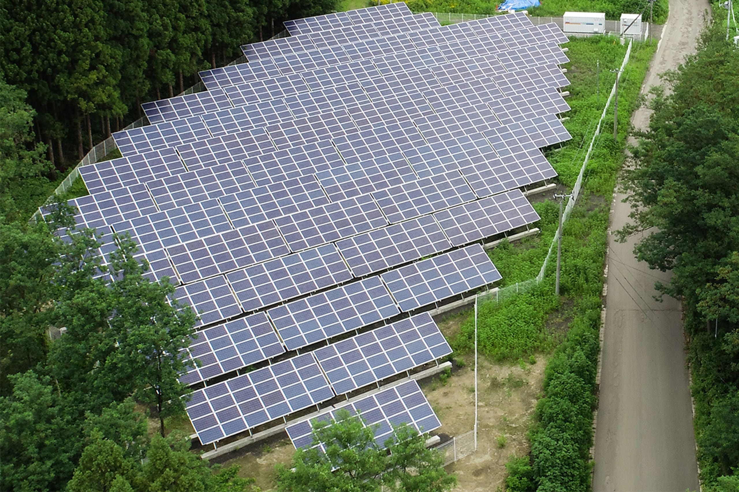 秋田県大館市:2太陽光発電所