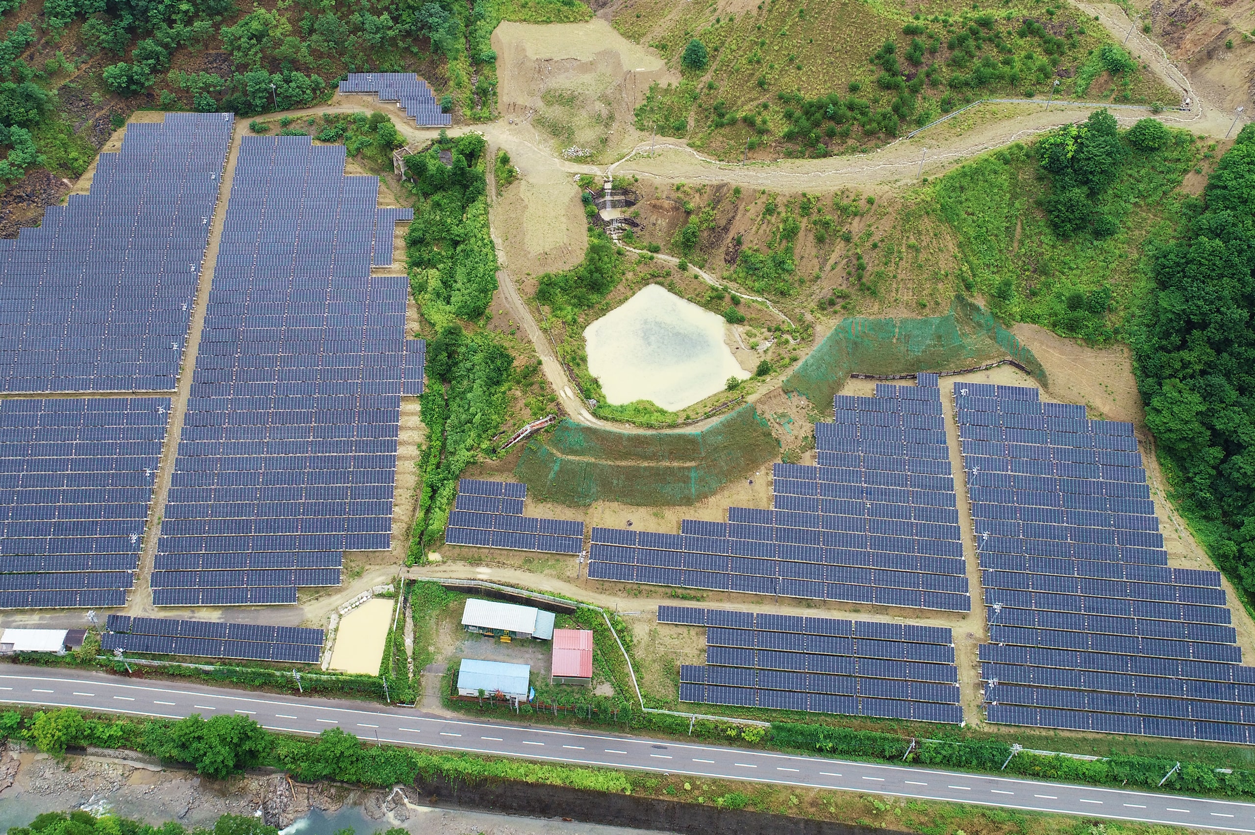 岐阜県高山市清見町太陽光発電所