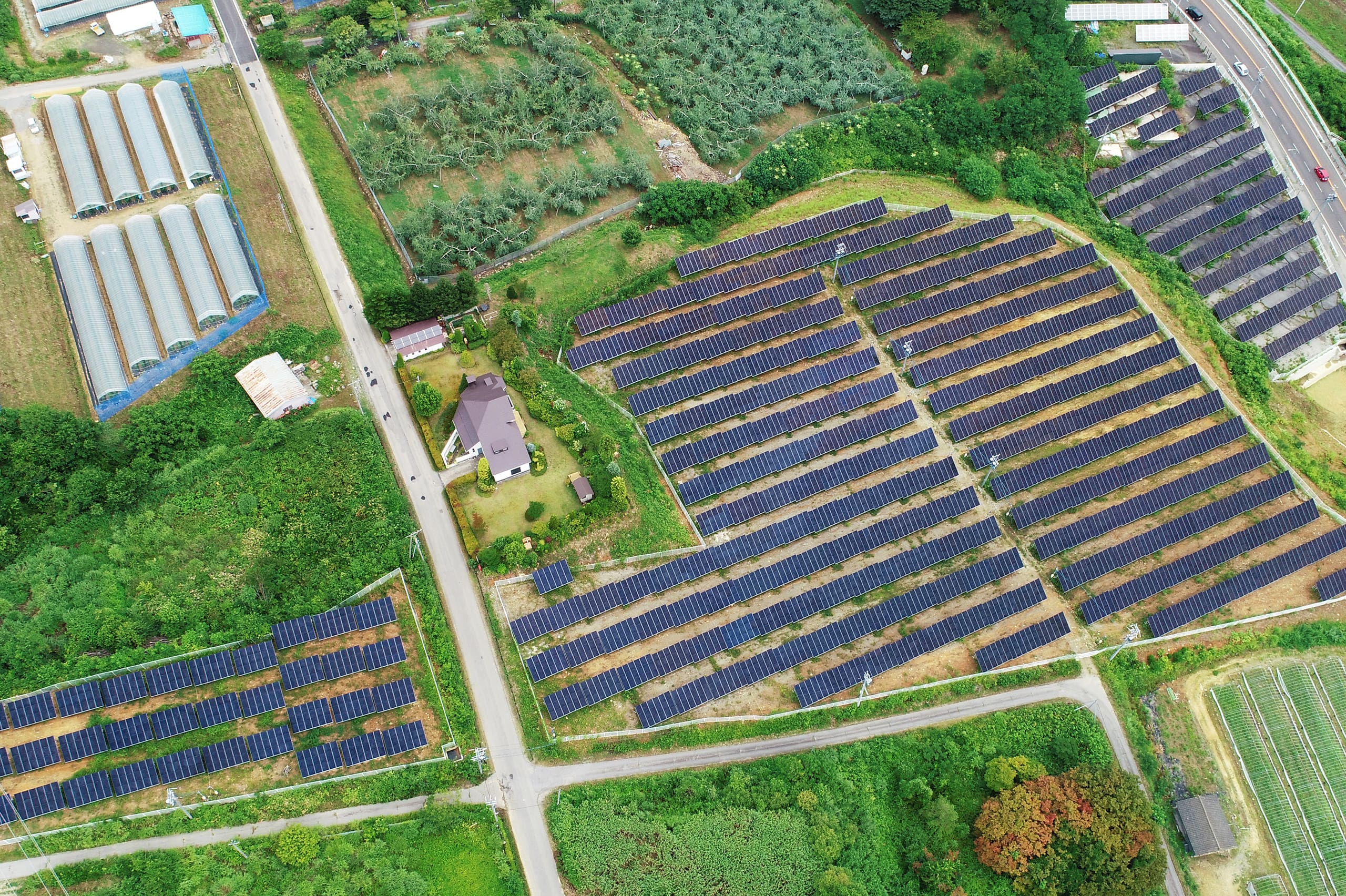 岐阜県高山市久々野町太陽光発電所