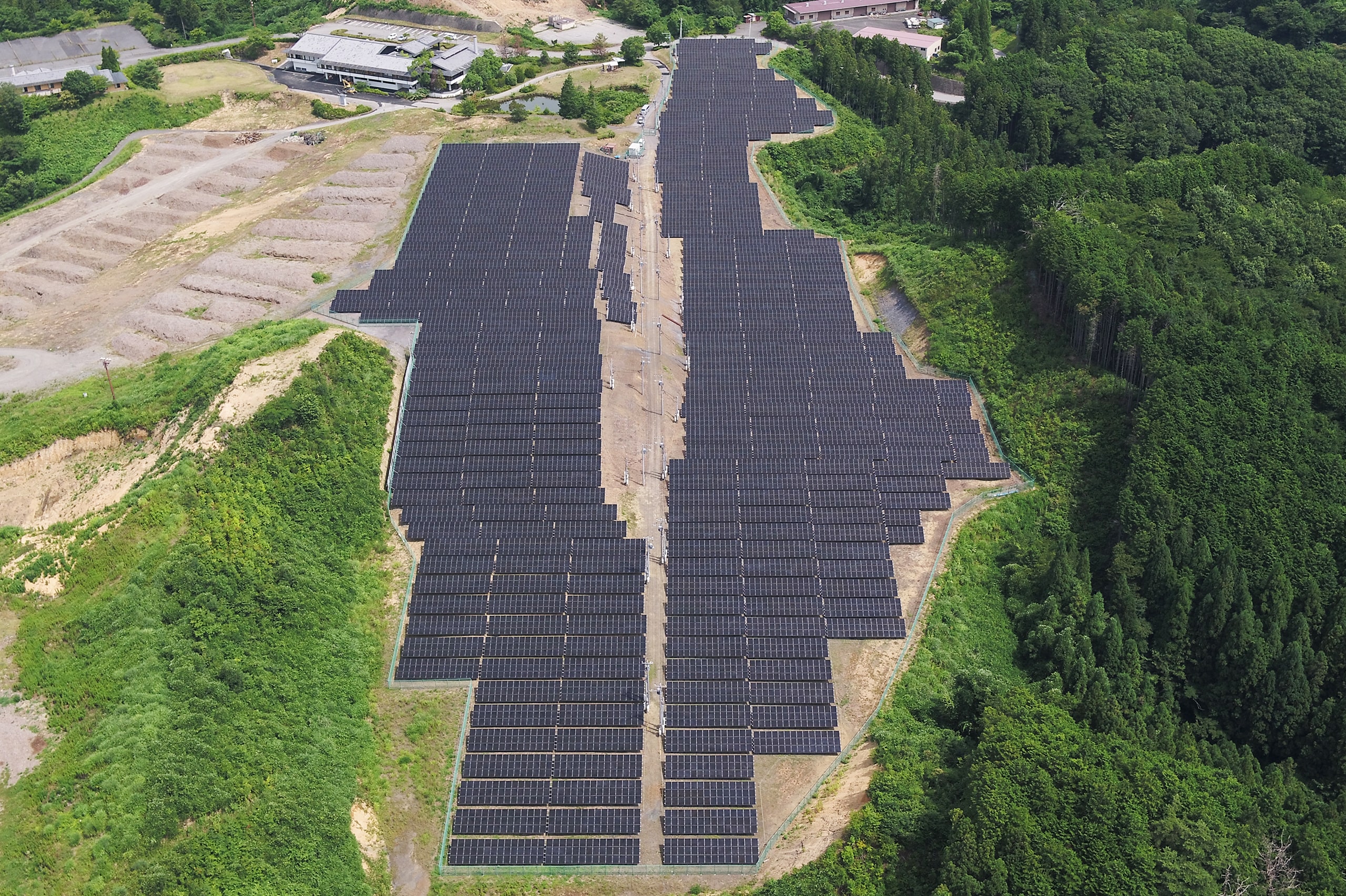 栃木県那須烏山市太陽光発電所