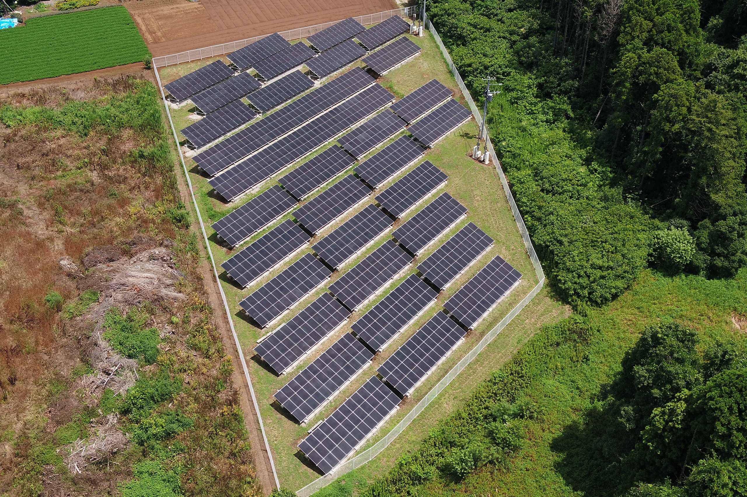 茨城県龍ヶ崎市太陽光発電所