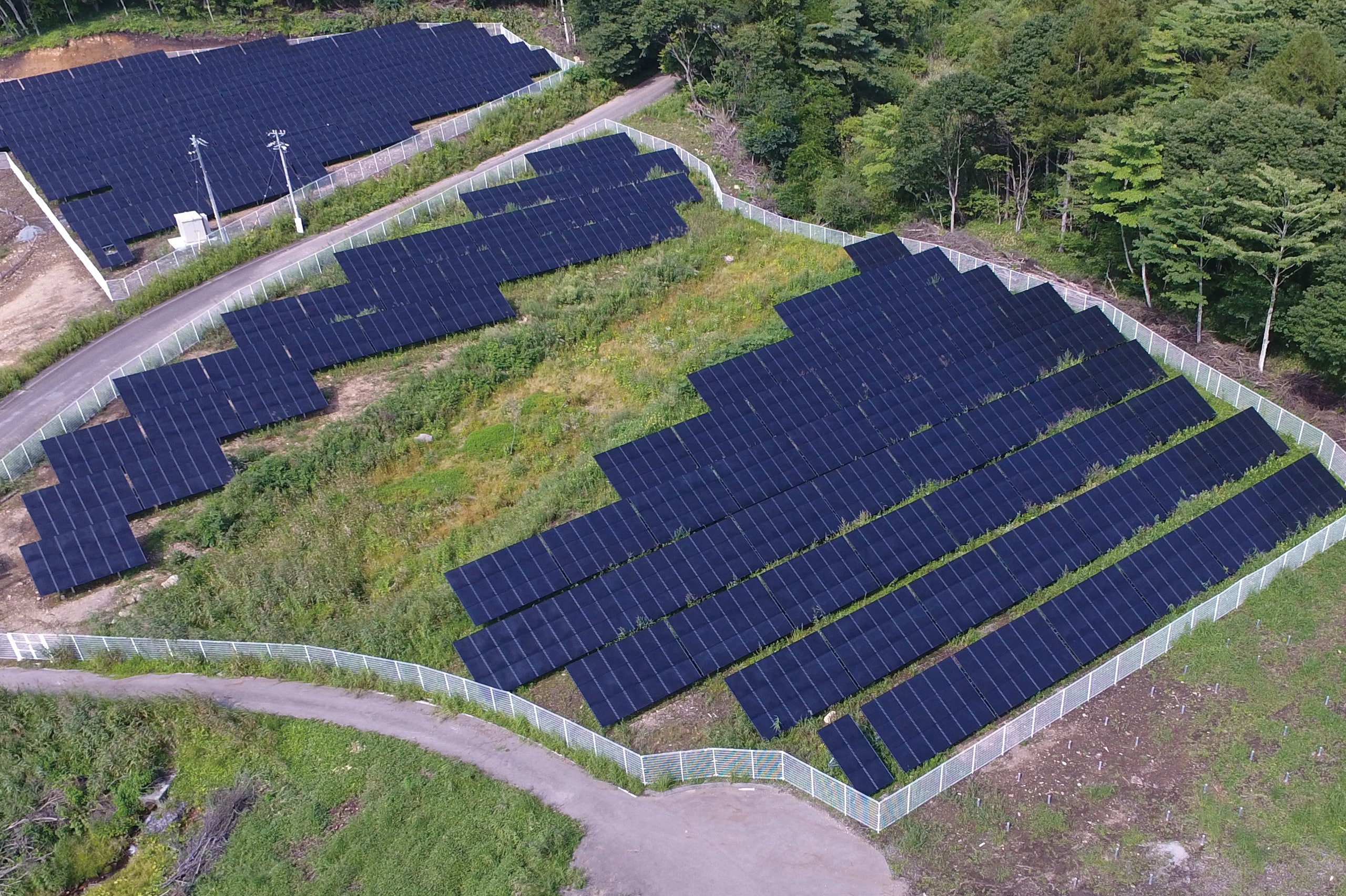 長野県佐久市:2太陽光発電所